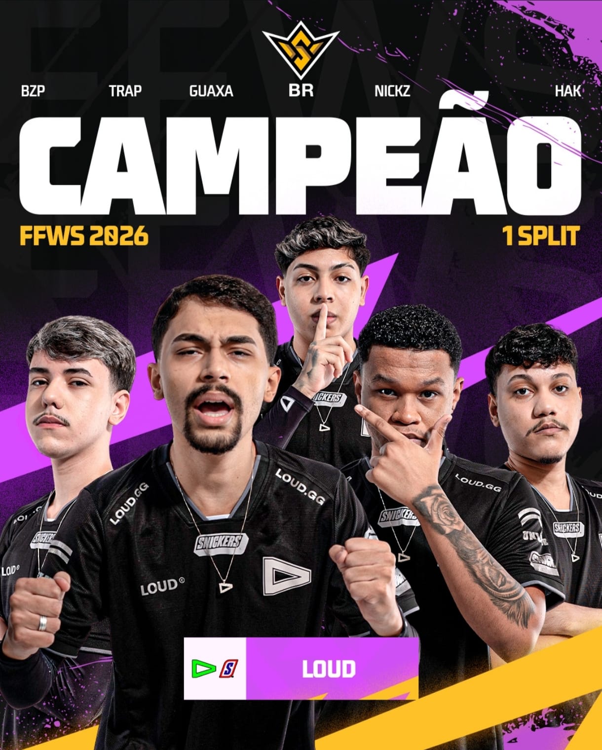 LOUD conquista o título da FFWS Brasil 2026 e garante vaga no mundial da Esports World Cup